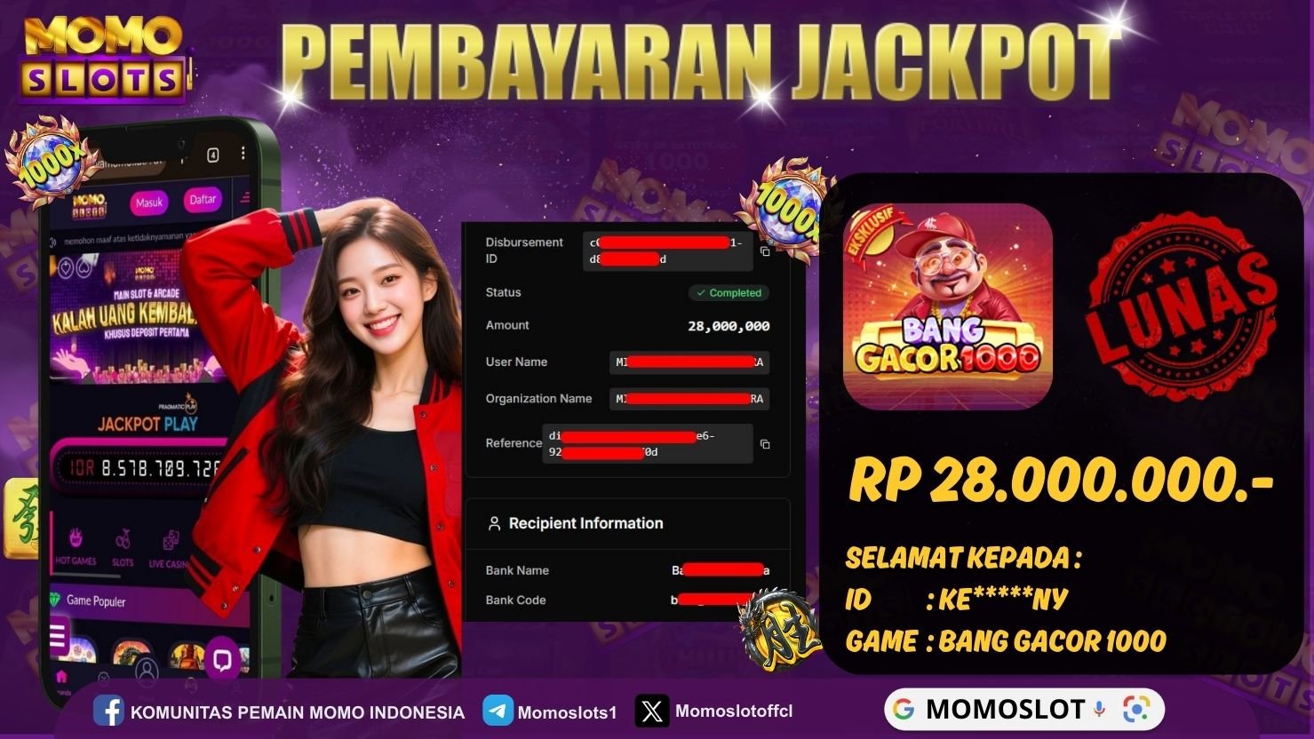 MOMOSLOTS JACKPOT SLOT BANG GACOR 1000